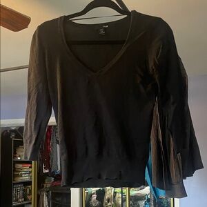 H&M Black V-Neck Blouse FINAL PRICE!